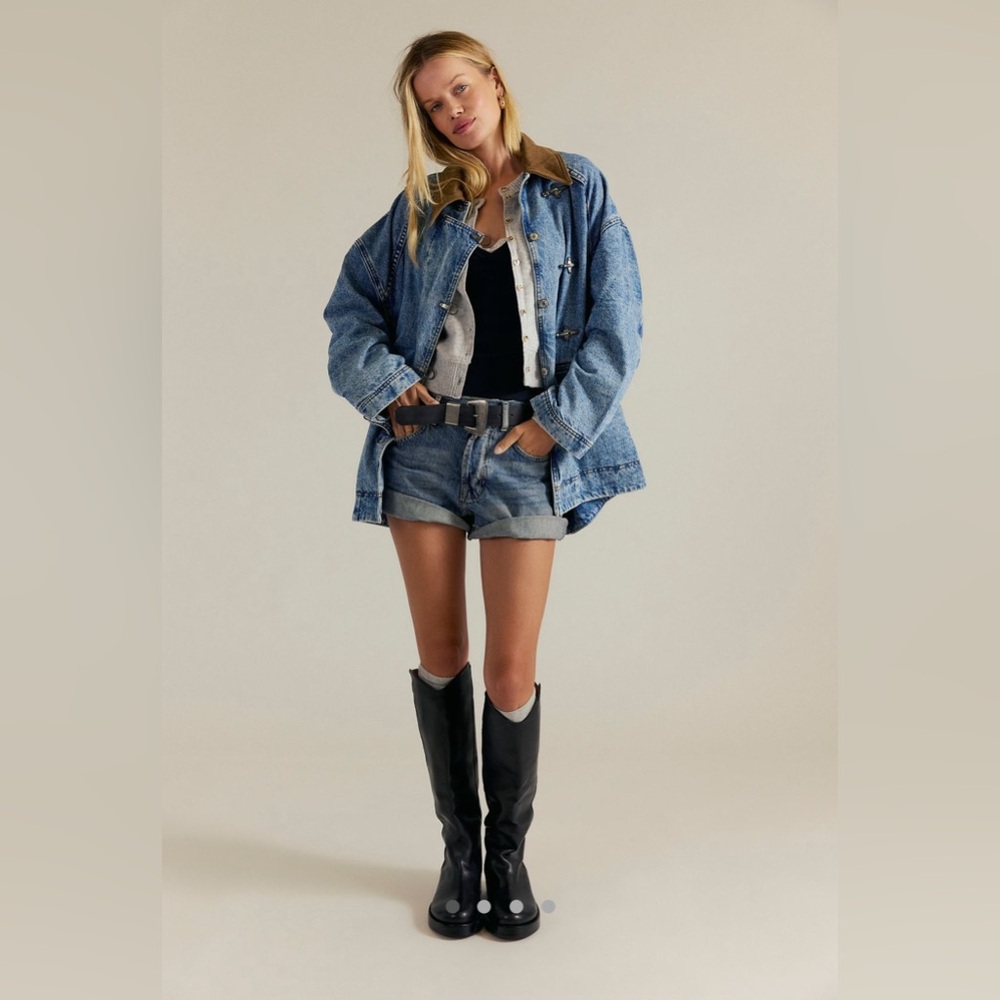 We the Free Denim Barn Coat